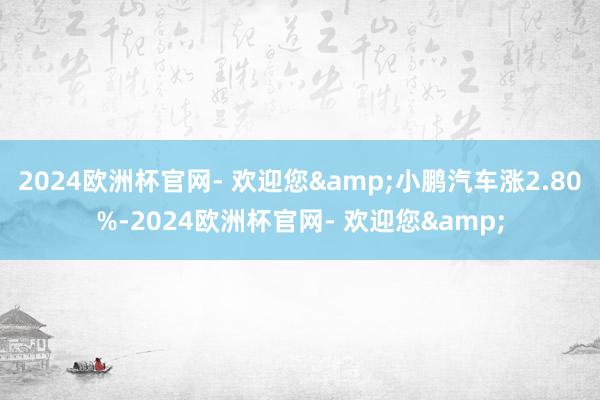 2024欧洲杯官网- 欢迎您&小鹏汽车涨2.80%-2024欧洲杯官网- 欢迎您&