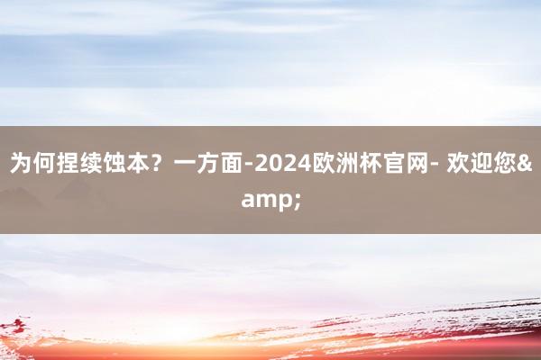 为何捏续蚀本？　　一方面-2024欧洲杯官网- 欢迎您&